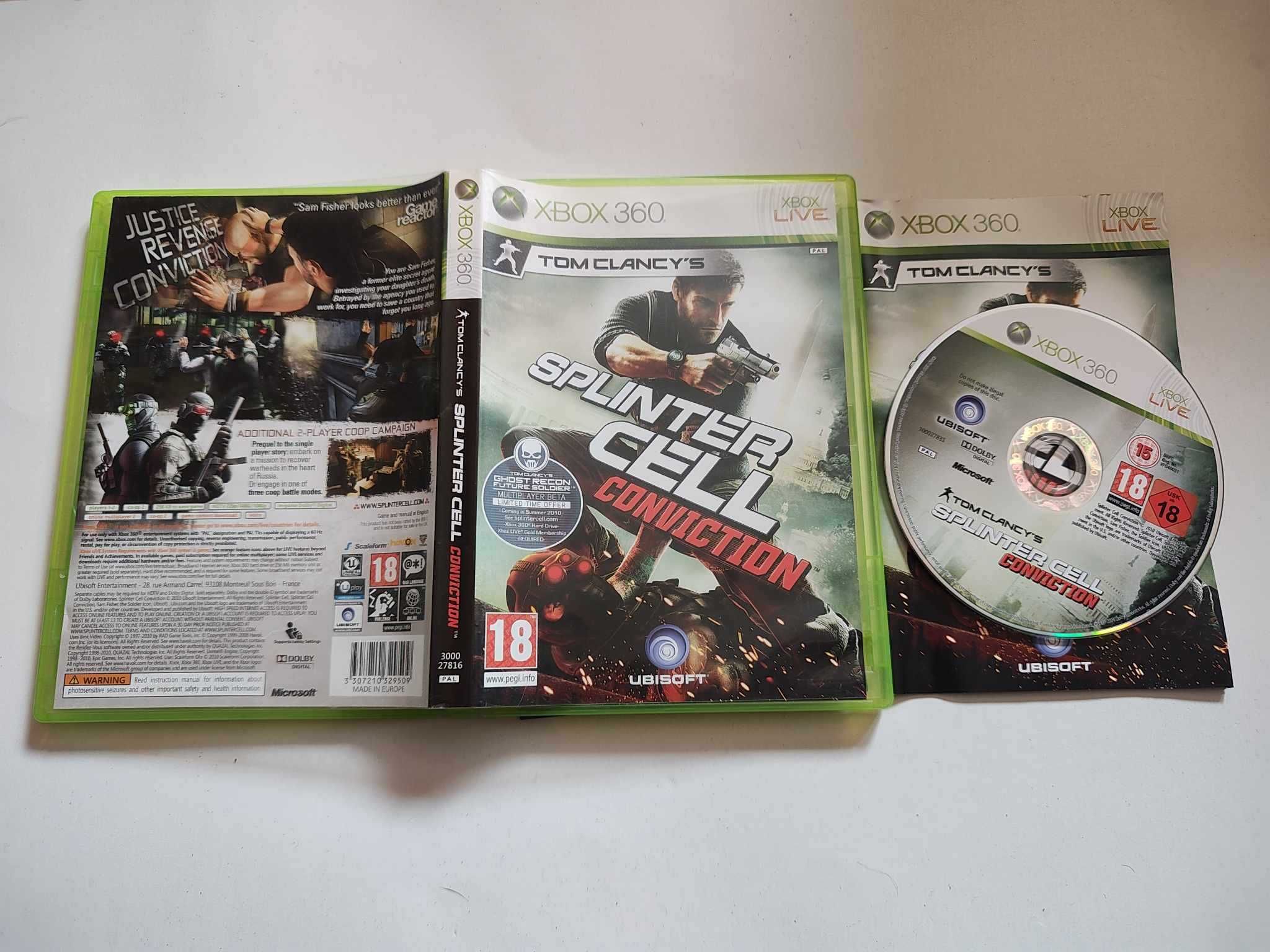 Xbox 360 gra Splinter Cell: Conviction