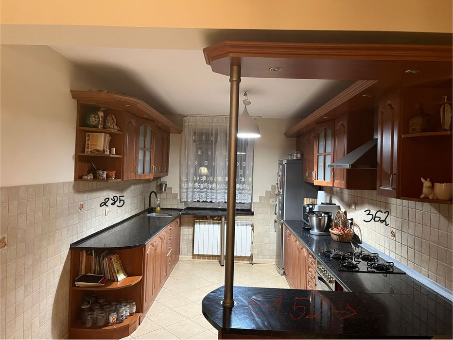 Kuchnia 285 cm + 362 cm + 152 cm