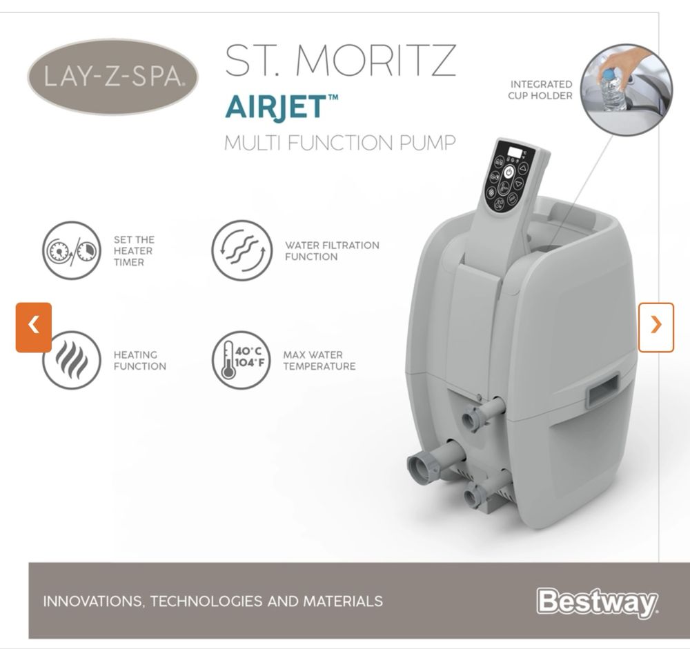 Jacuzzi Bestway St Moritz 5-7 osob