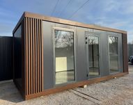 Kontener z pyty 6,00x2,80 PIR 120mm, domek mobilny, pawilon biurowy