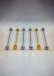 Srebrne złote szpilki collar pins do kołnierzyka koszula pincollar