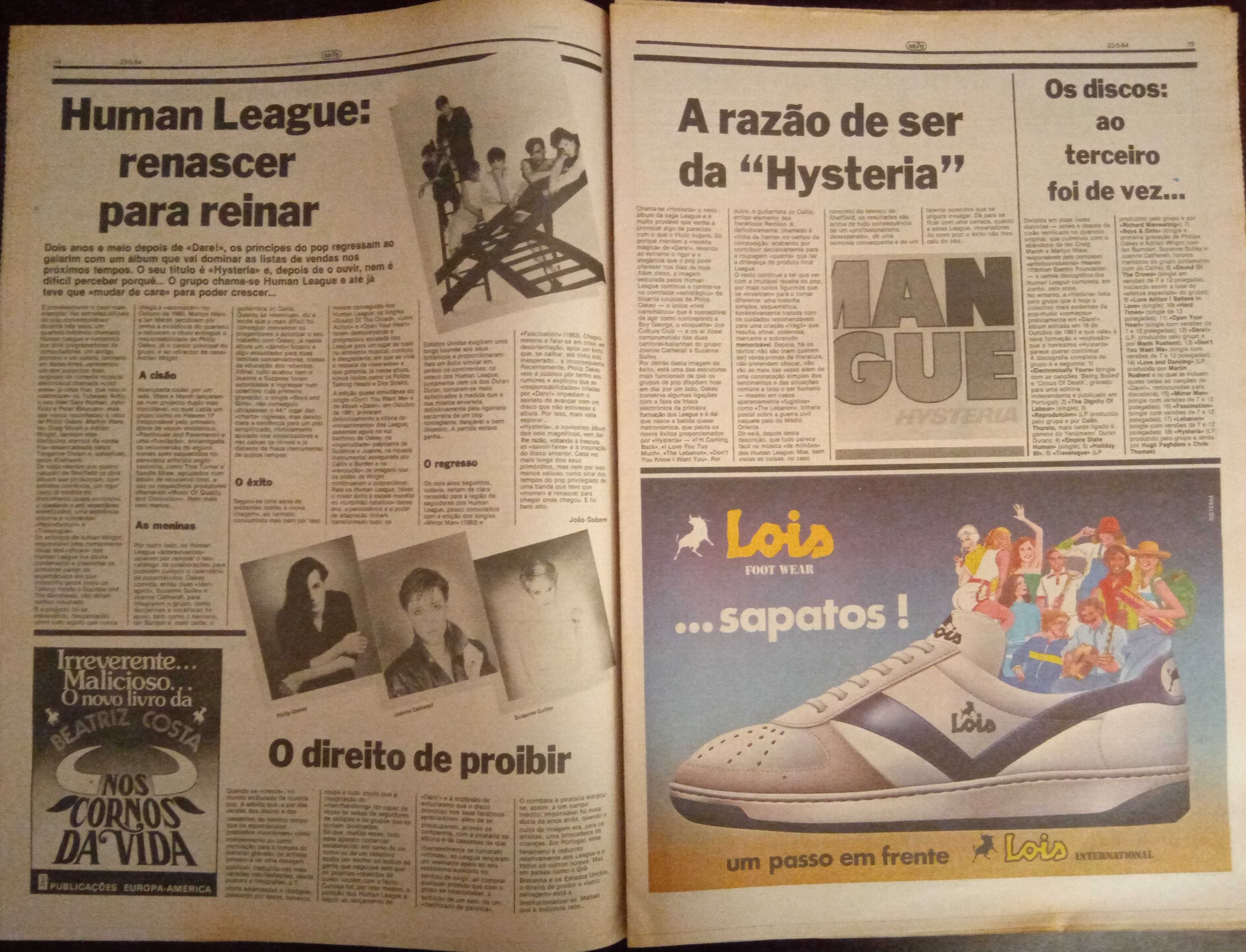 José Afonso	- - -		Se7e - nr. 311	- - - - -	Jornal