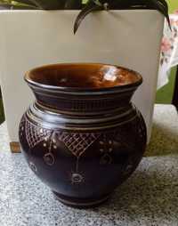 Wazonik ceramika zdobiony etniczny wzór