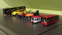 Siku przyczepa auto autobus tramwaj 1:87