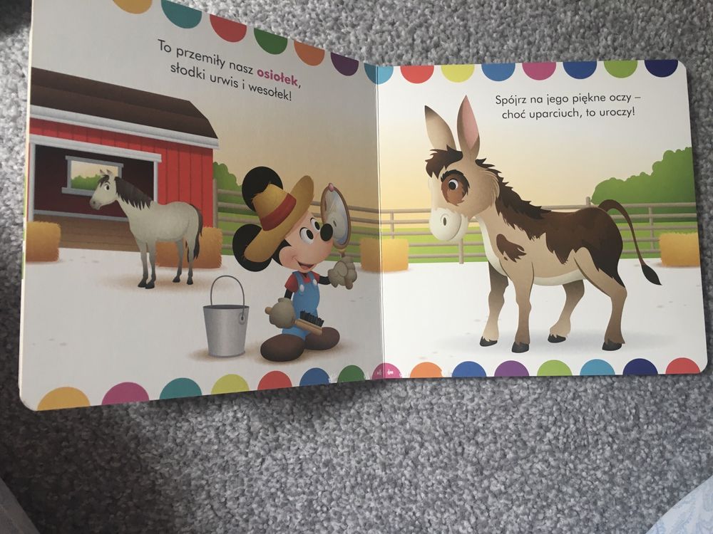 Książeczka Disney Zwierzęta Kozłowska myszka miki mickey książka