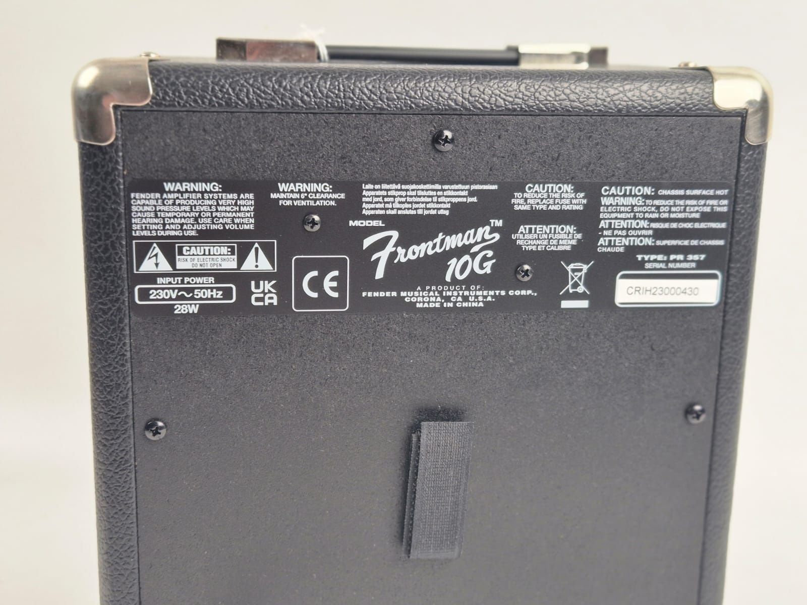 Fender frontman 10g wzmacniacz gitarowy combo
