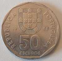 50$00 de 1988 da Republica Portuguesa