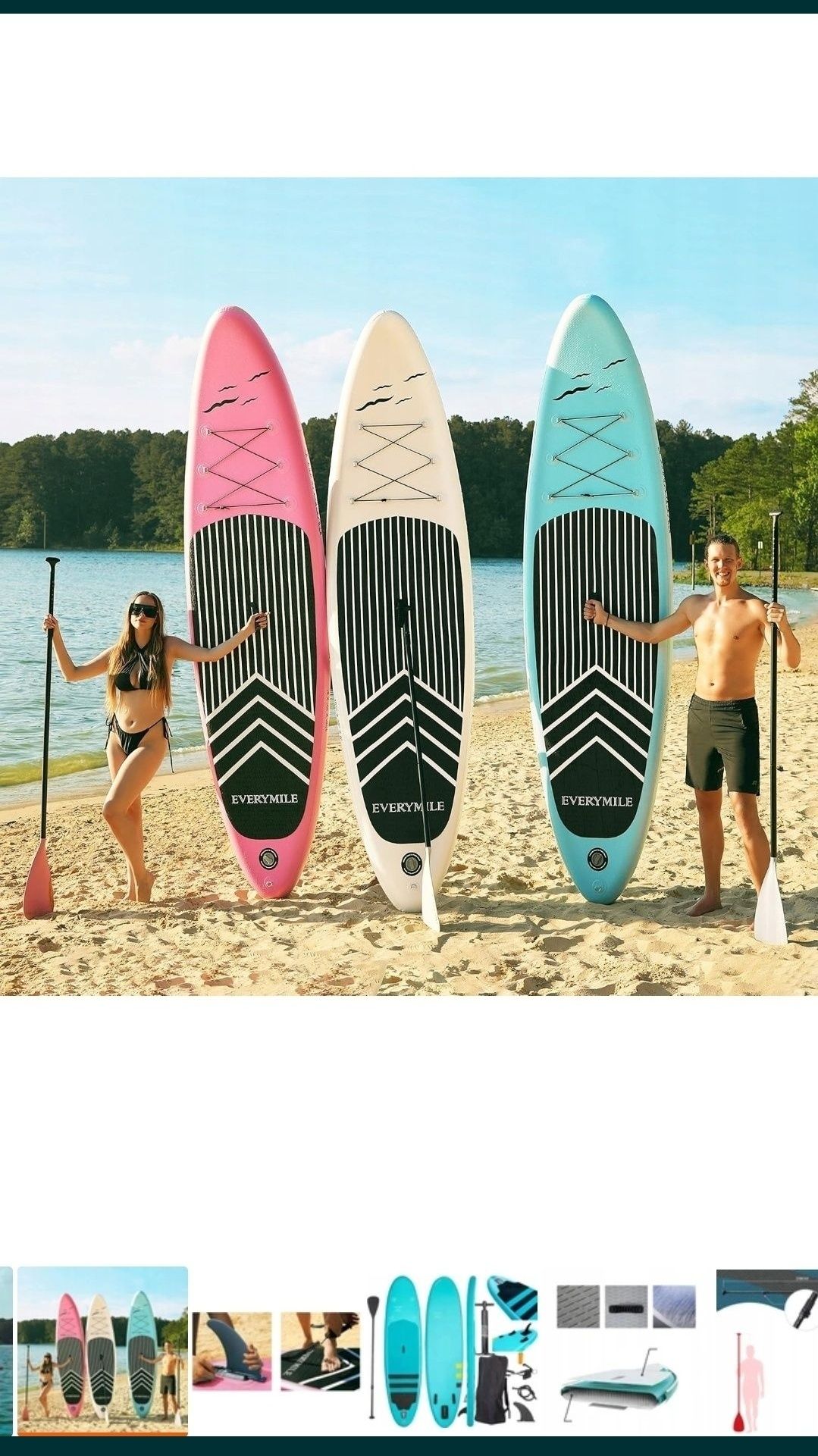 Deska SUP 320cm firmowa 320cm Nowe całe komplety AQUA MILE