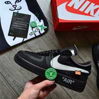 Buty Off-White x Nike Air Force 1 'Black rozmiar 36-45