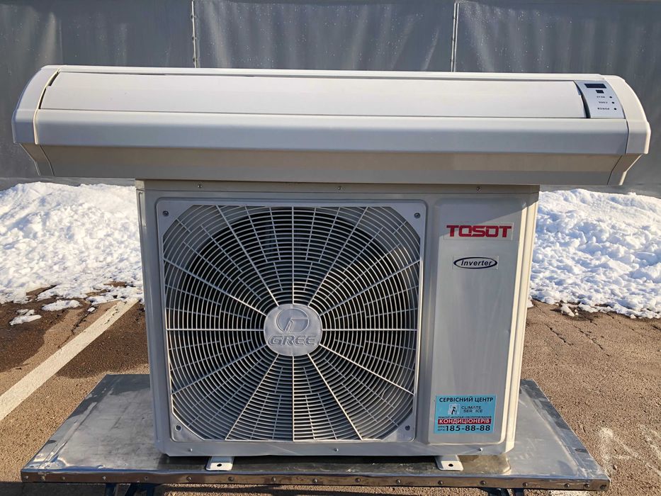 Інверторний підлогово-стельовий кондиціонер на 60 м² / Встановлення !
