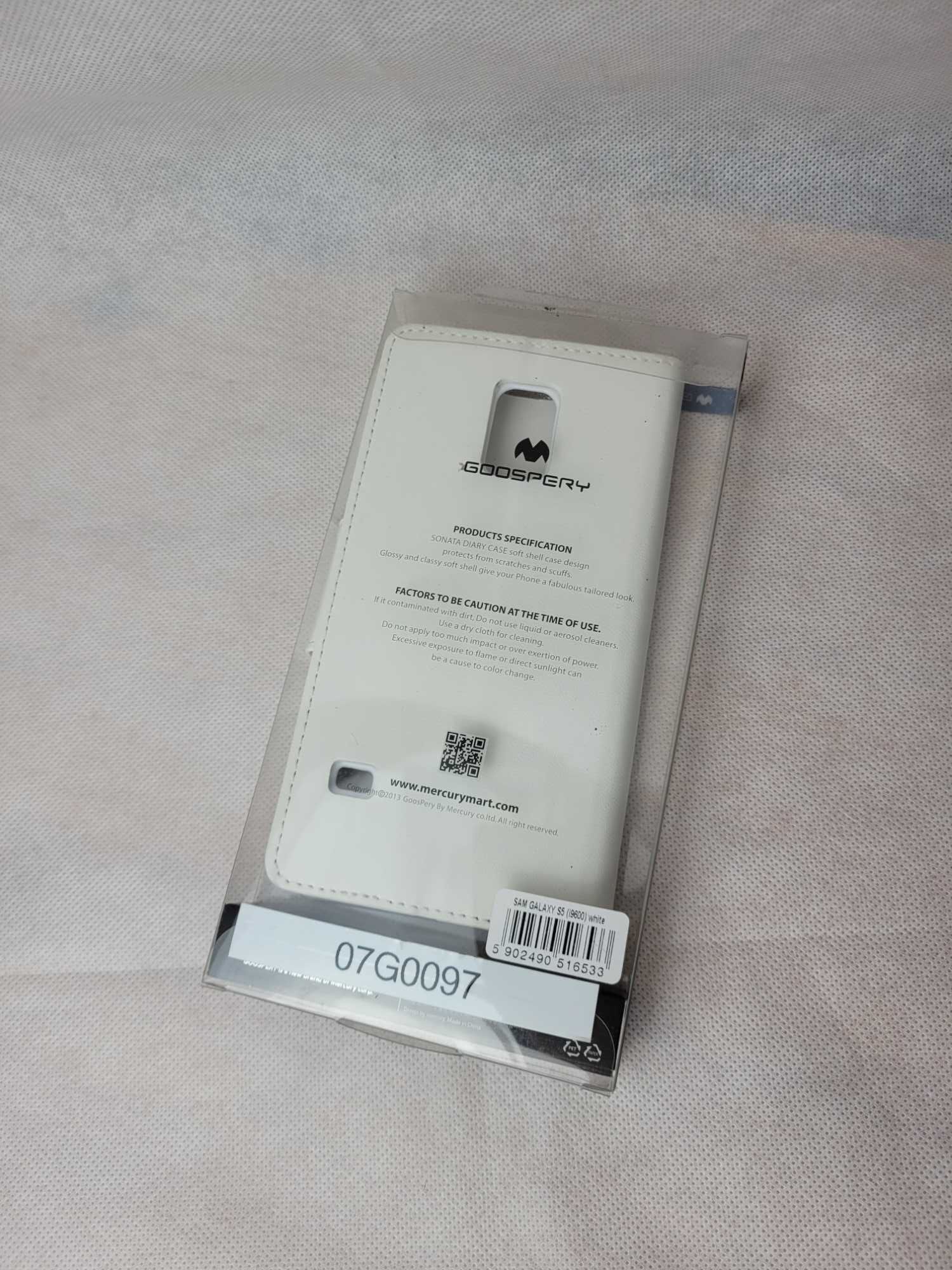 BIAŁE Magnetyczne Etui z KLAPKĄ Samsung Galaxy S5 | Sklep FV23