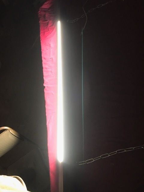 Lampa LED w stylu LOFT- stara belka