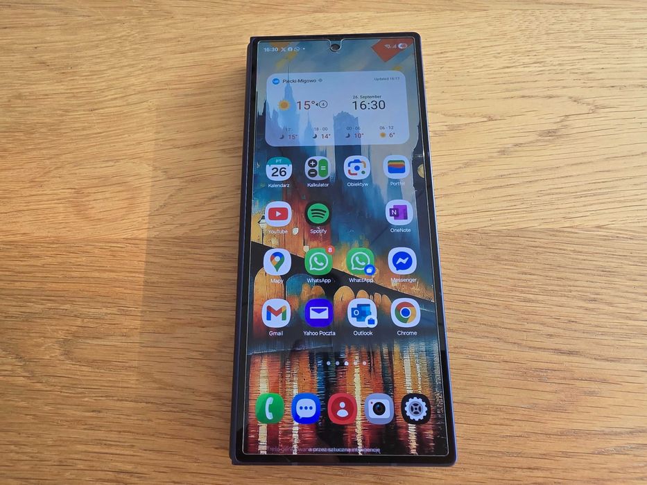 Samsung Z Fold 6 Navy Gwarancja stan IDEALNY etui Thinborn