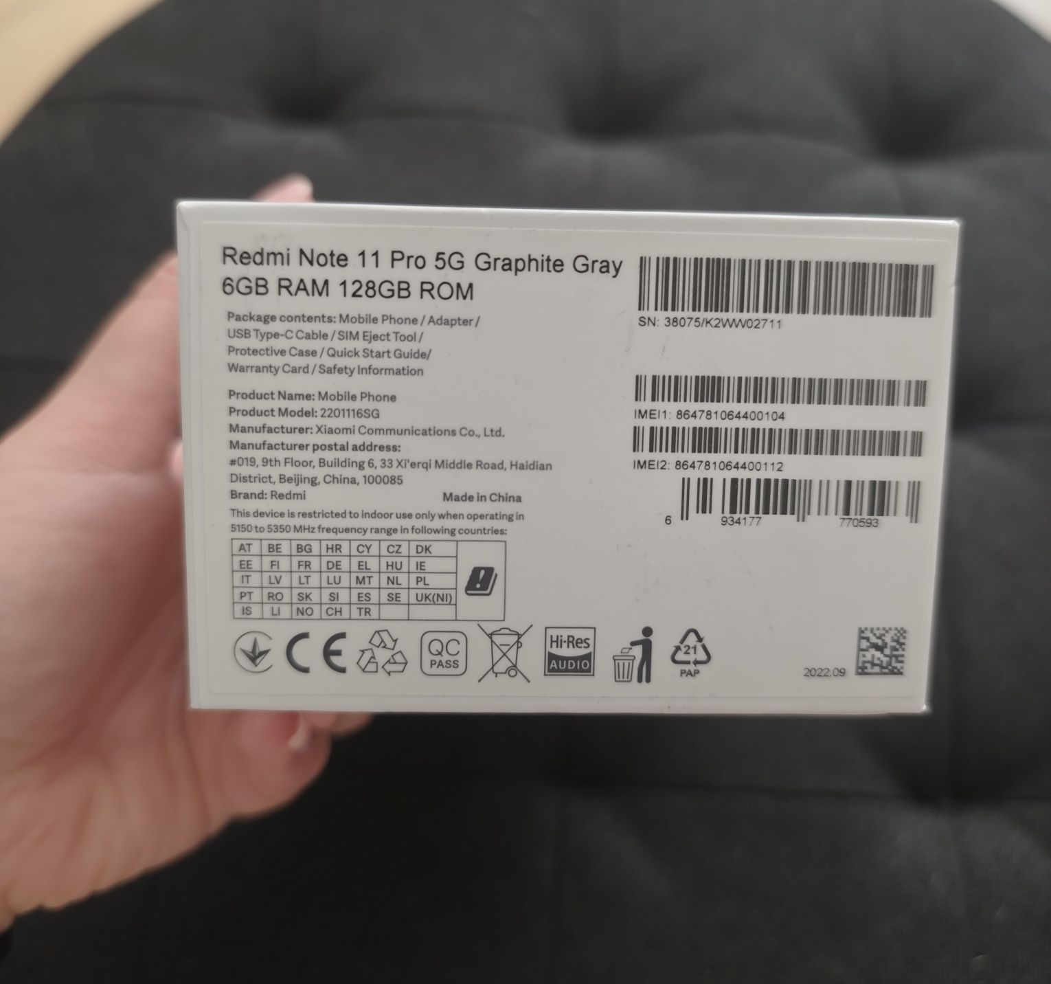 Smartfon Xiaomi Redmi Note 11 Pro 5G