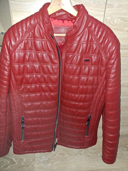 Kurtka skórzana i Marynarka  komplet CARLO MONTI