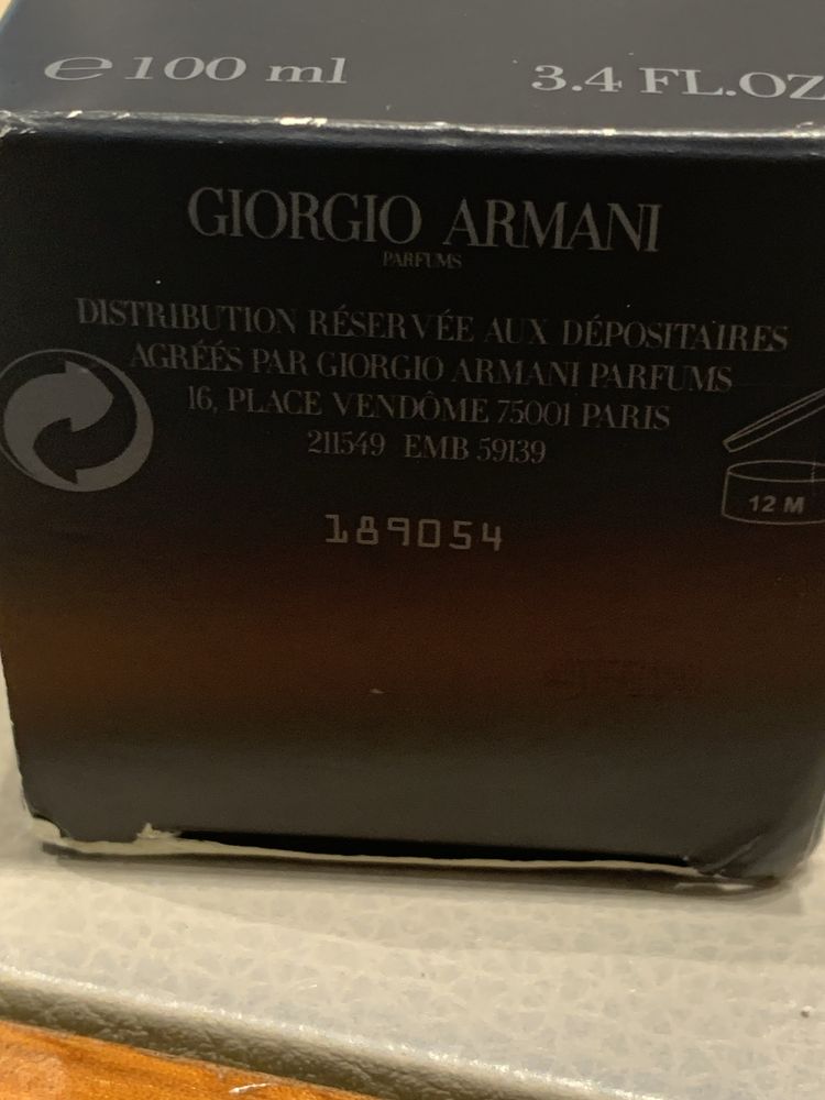 Original Armani Code - After Shave 100 ml - novo