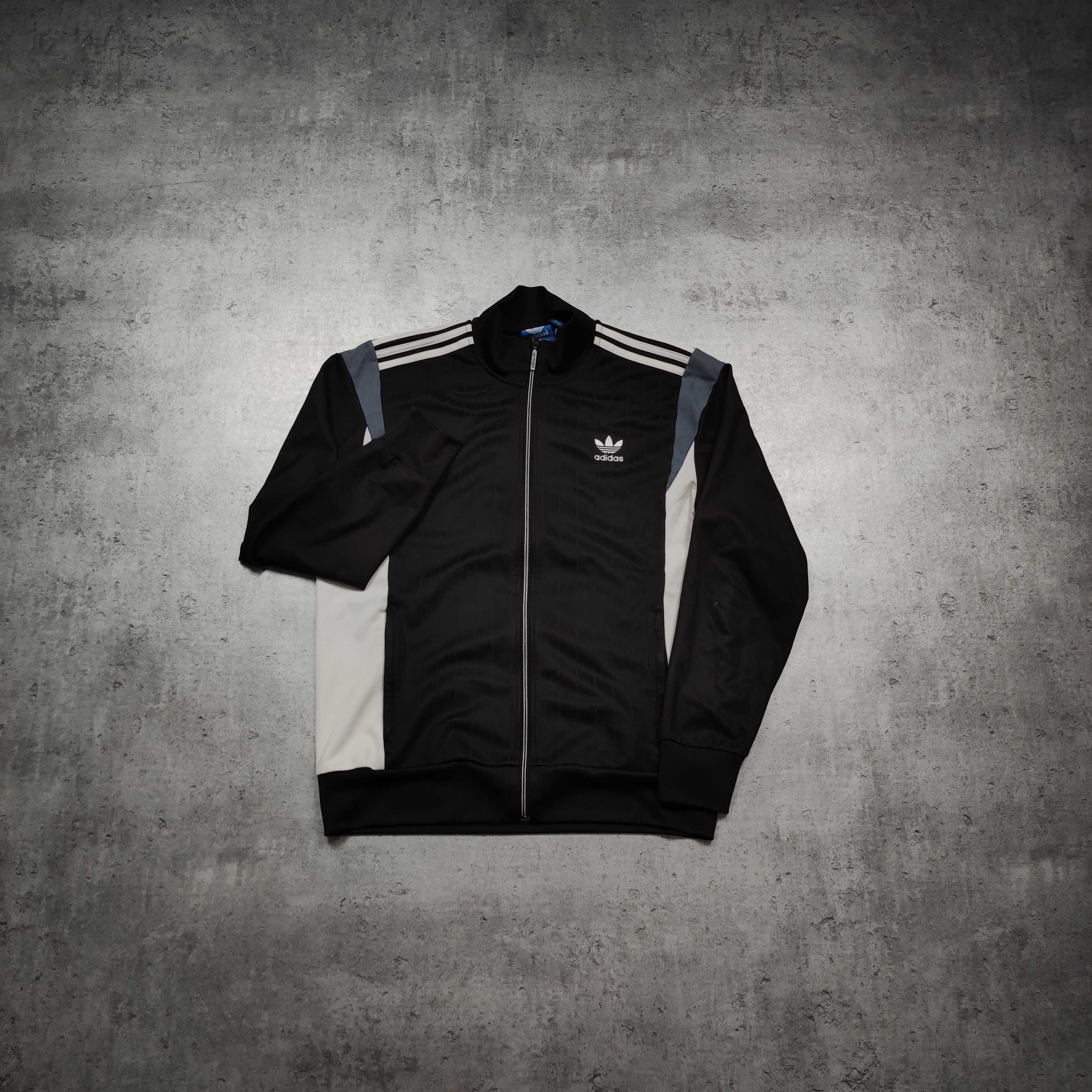 MĘSKA Bluza Rozpinana PREMIUM Małe Logo Adidas California Bomberka