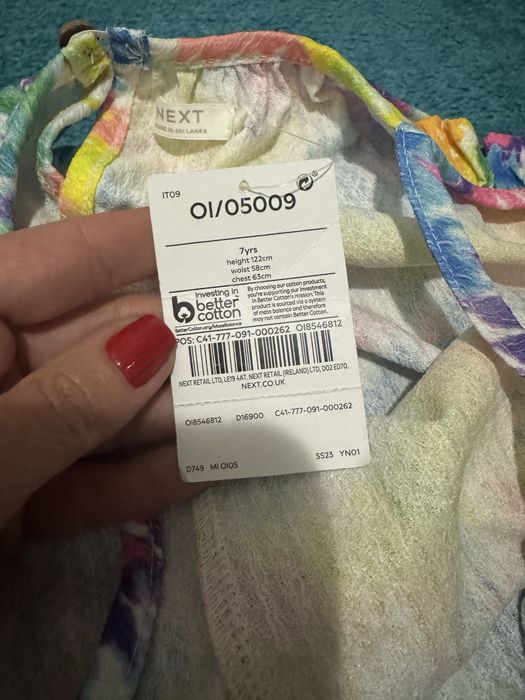 Ромпер, сарафан-шорти  , комбінезон next 7 -8 років