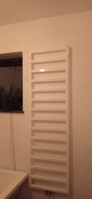 Grzejnik łazienkowy biały 170x50cm profil 30x30mm