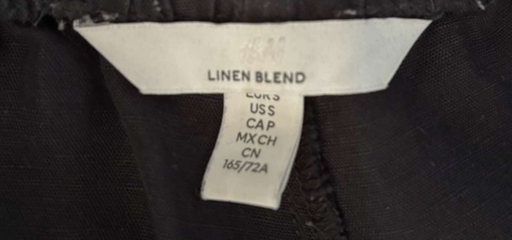 H&M premium spodnie lniane damskie S/M
46%Len
rozmiar S/M
Kolor:czarny