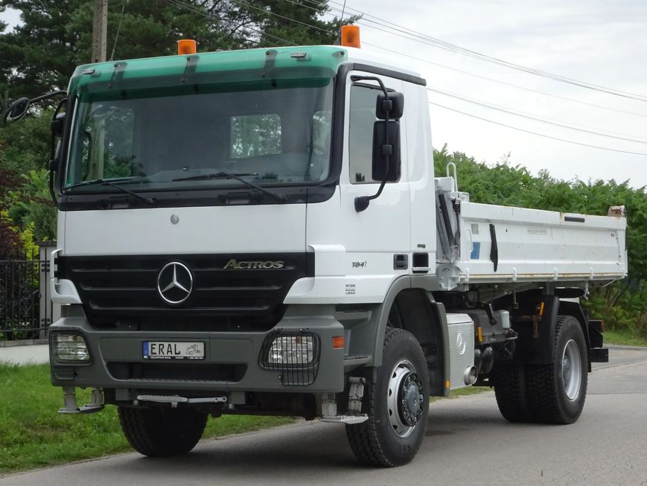 Mercedes-Benz Actros 1841 wywrotka 4x4 kiper Meiller Idealny  pierwszy wlasciciel nieeksploatowany w kraju