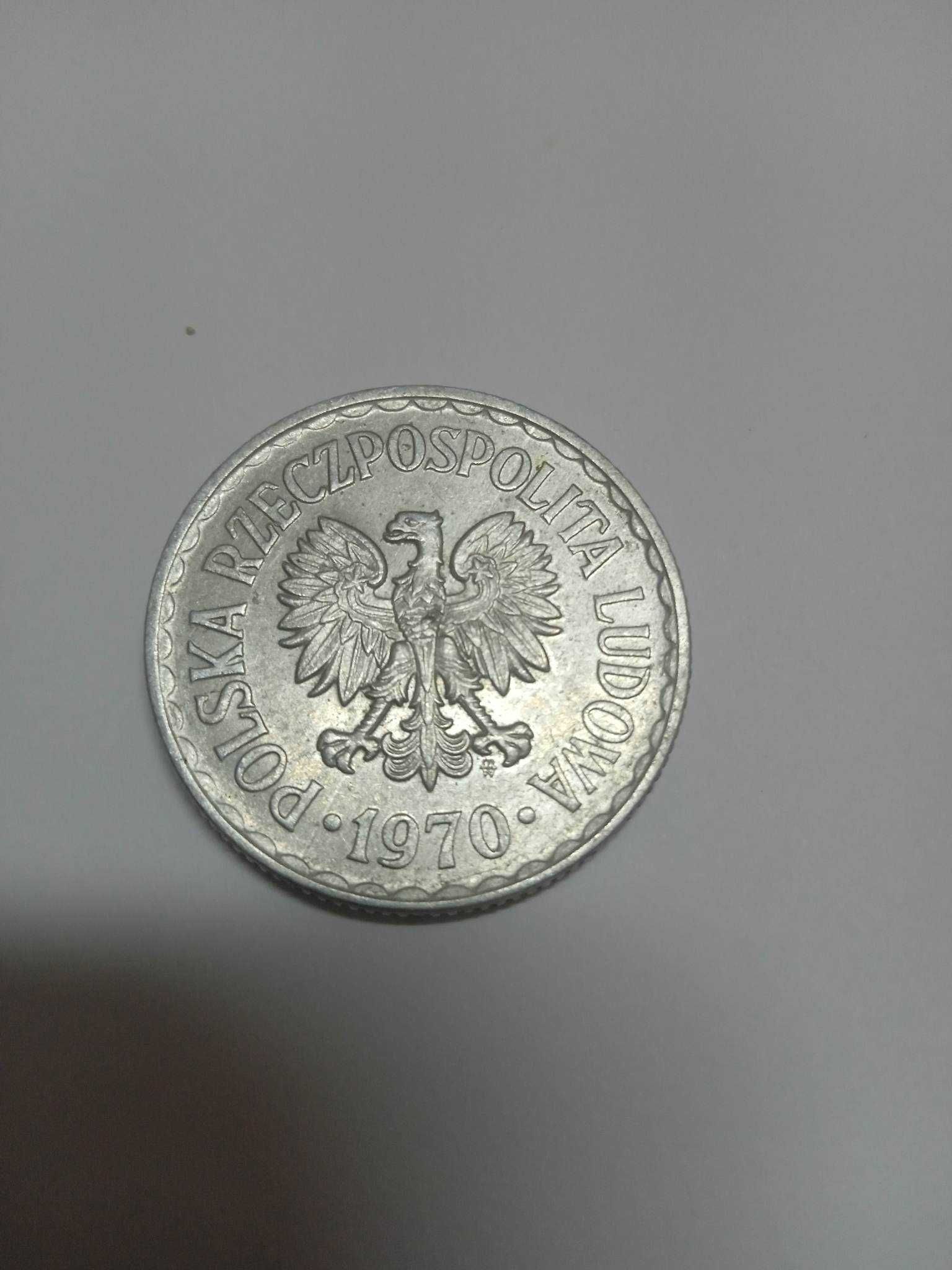 Moneta 1 zł z 1970 roku