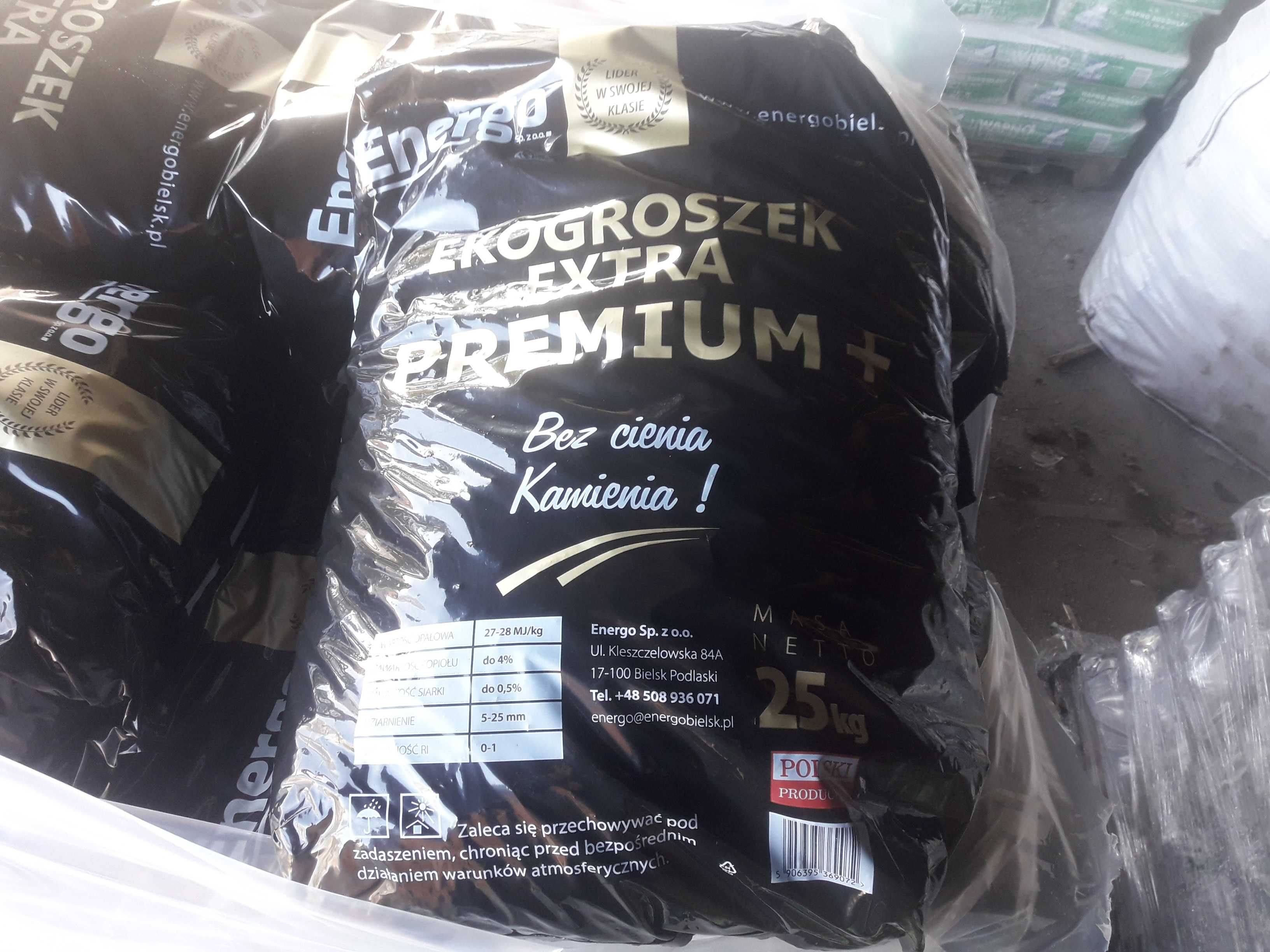 ENERGO Ekogroszek Extra Premium plus 27 MJ sprawdzony jakościowy opał