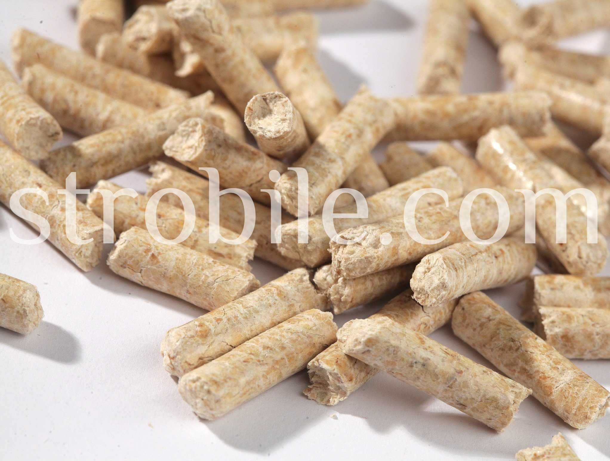 Пелети деревні Virgin Wood Pellets, білі, 6 мм, без кори, клас А1.