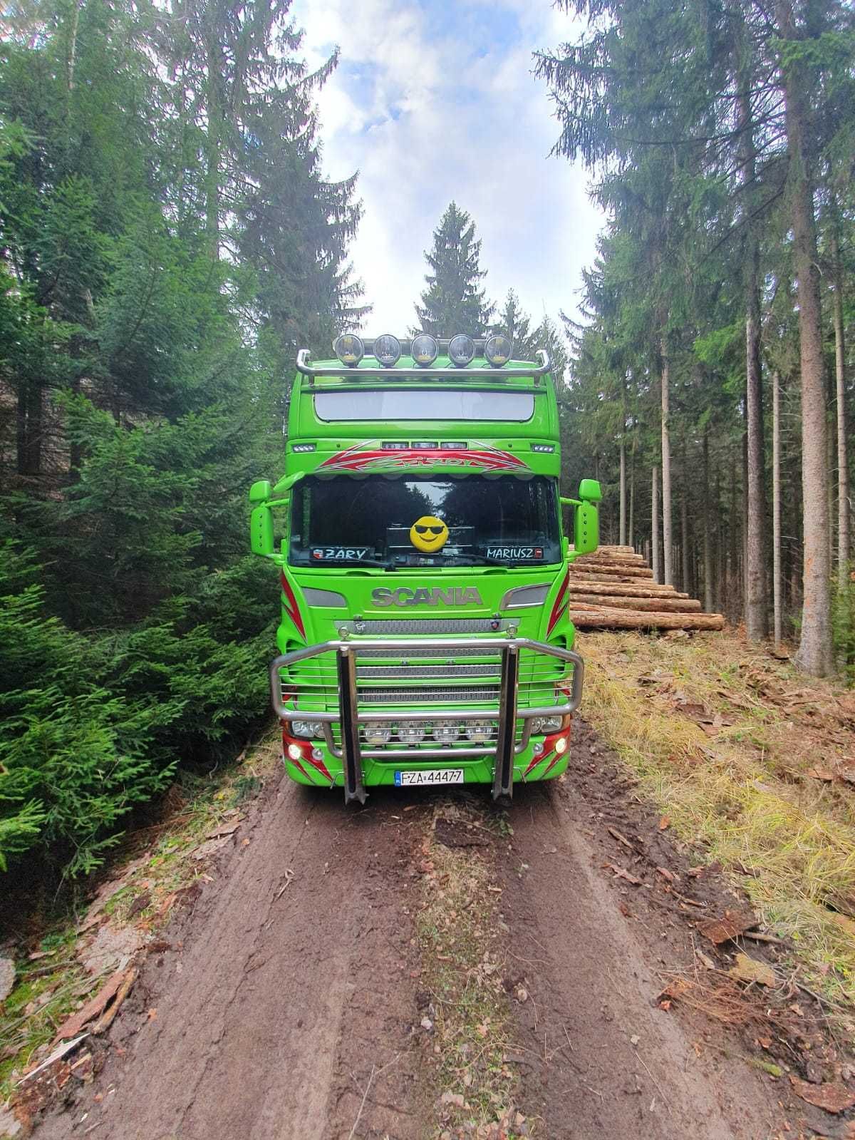 Samochód ciężarowy Scania 2011 r. do drewna