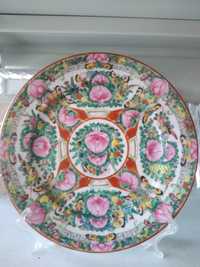 Prato em porcelana chinese antiga