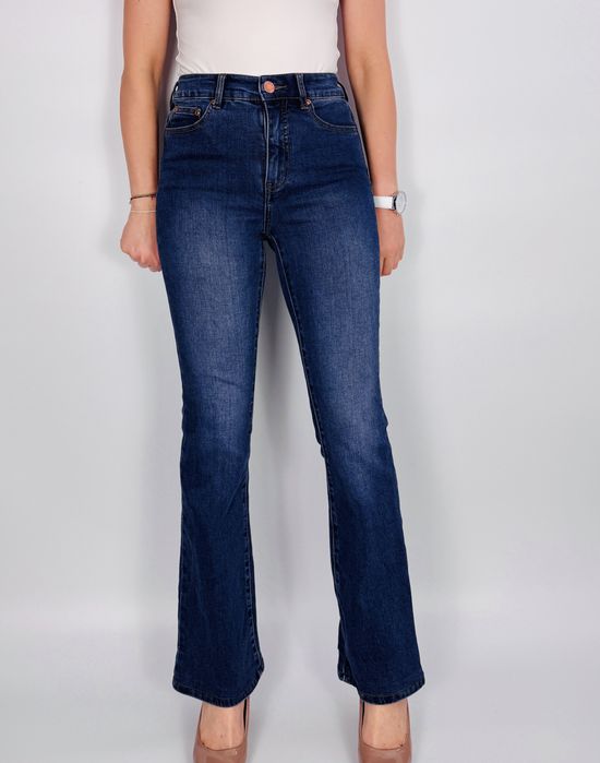 Jeansy bootcut z wysokim stanem S 36