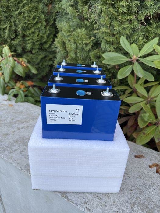 Акумулятори LiFePO4 280 ah 3,2 v  314 ah  EVE акуми ічейки ячейки