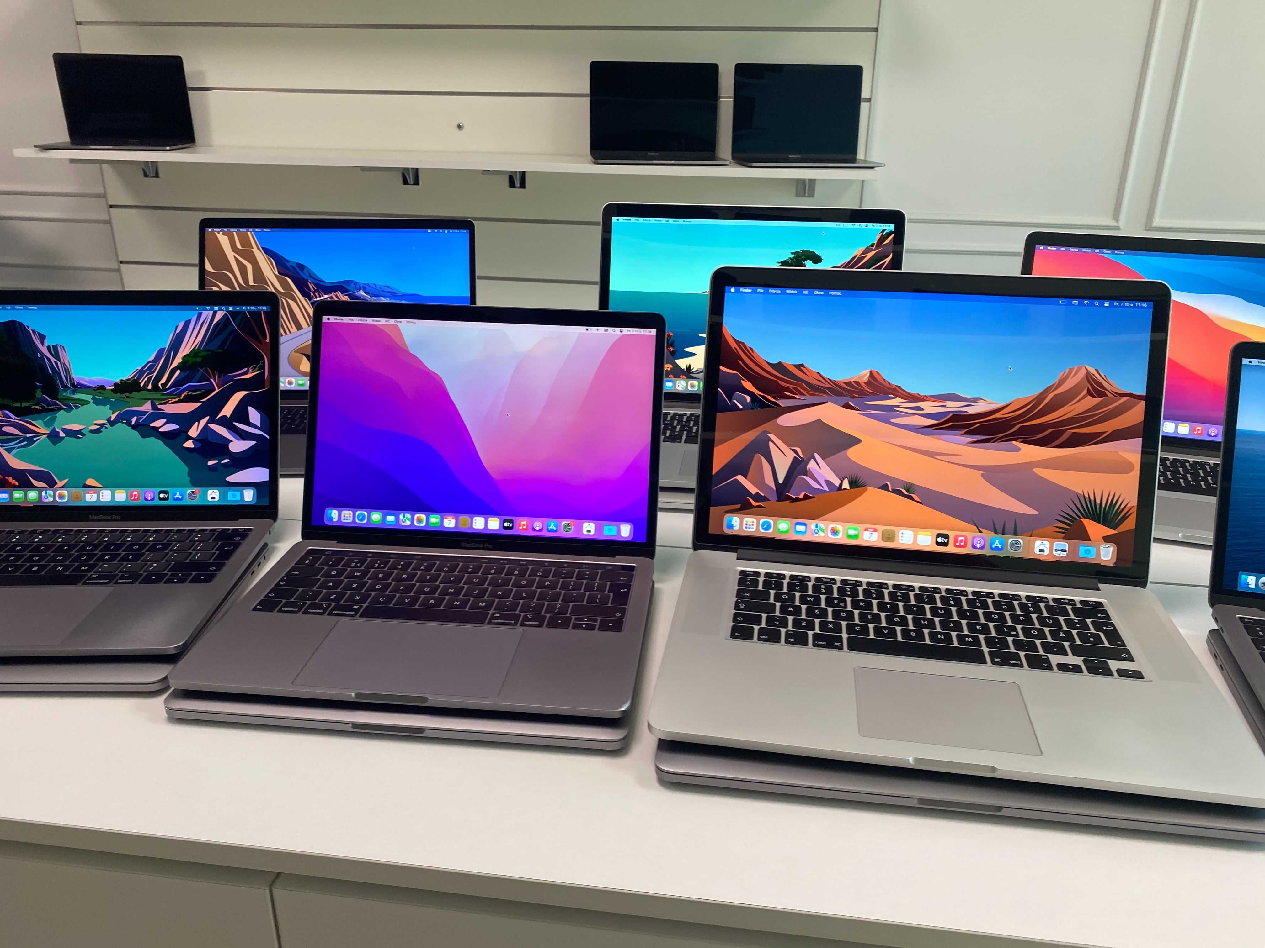 Laptop Apple MacBook Pro 15, 13, Air M1,  Gwar Wyprzedaż! Duży Wybór!