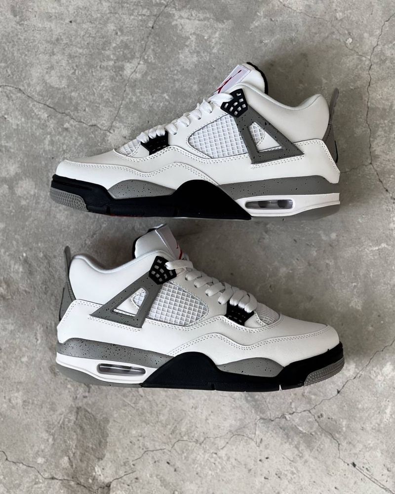 Buty Nike Air Jordan Retro 4 White Cement 36-45 męskie trampki