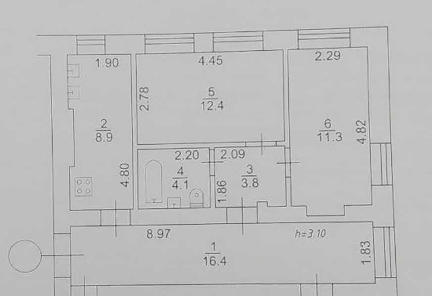2к, можно є-відновлення, ул. Петропавловская 48 Куреневка м. Дорогожич