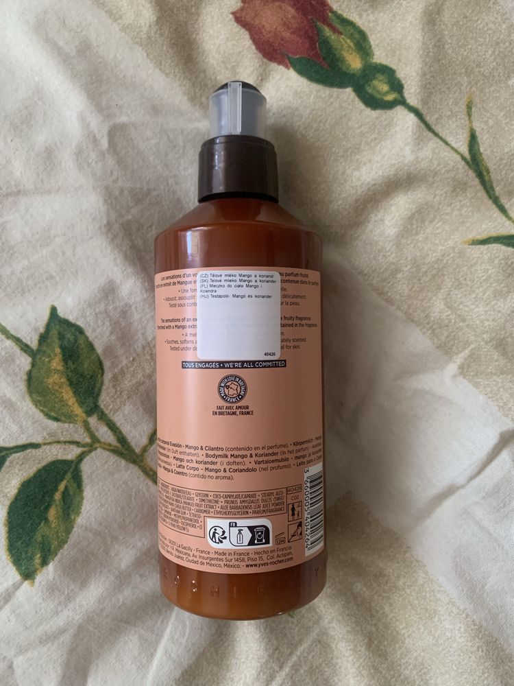 Mleczko do ciała mango i kolendra Yves Rocher 390 ml