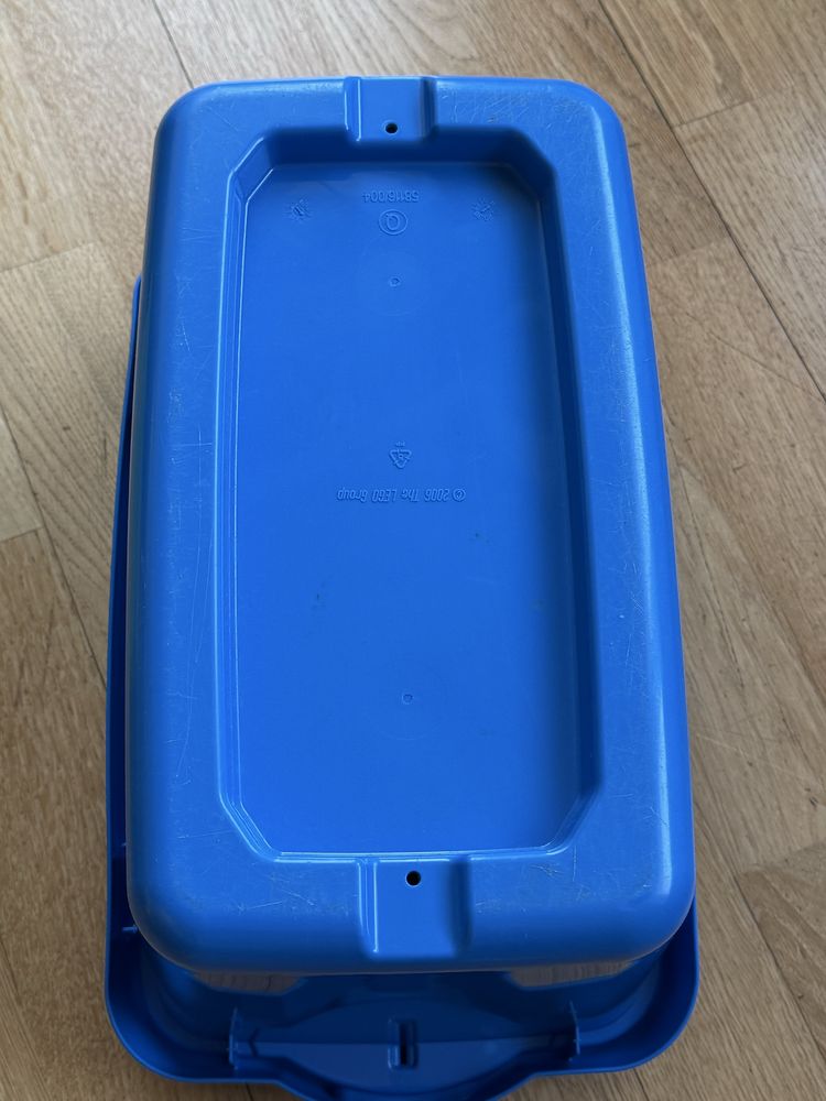 LEGO duże pudełko  na klocki  Box  z zestawu 6166 niebieskie