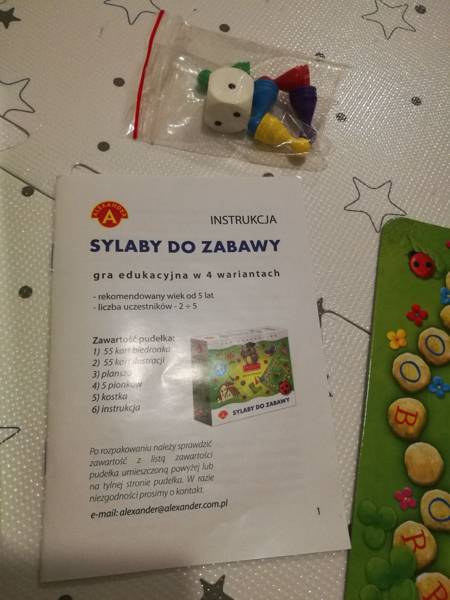 Gra edukacyjna sylaby