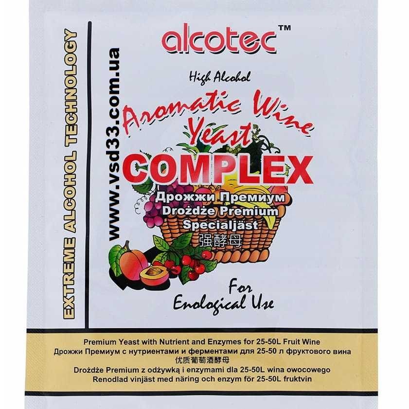 Alcotec Aromatic Wine Yeast Complex винні дріжджі,турбо для вина