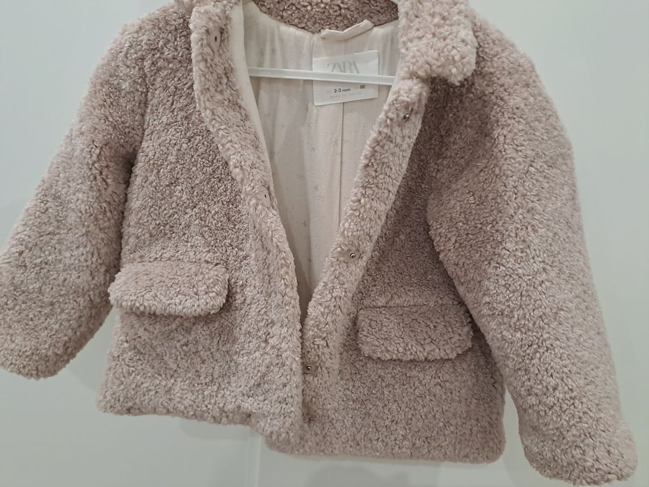 Casacos de pêlo veste 2/3 anos