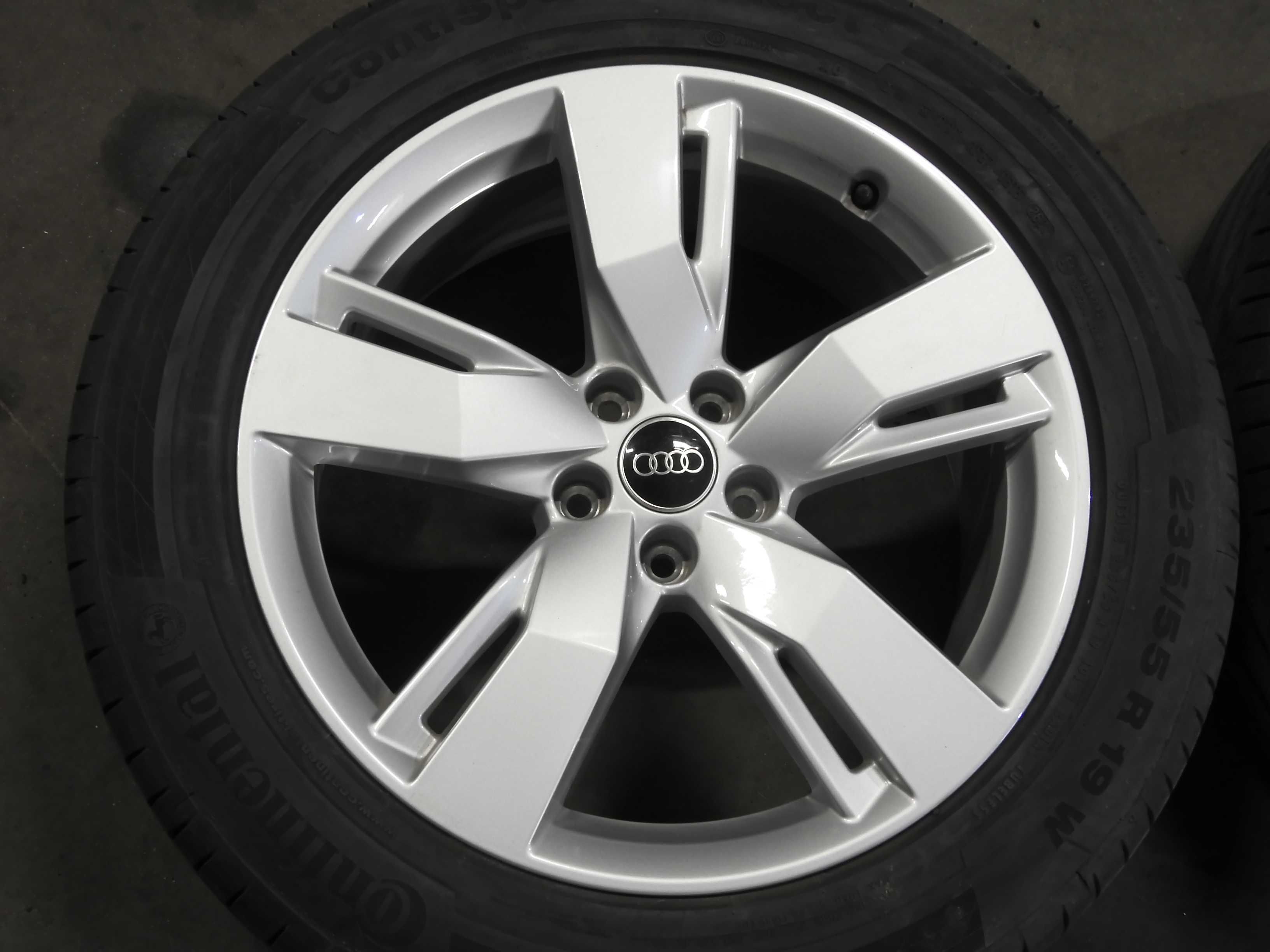 4x FELGI ALU 5x112r19 8J AUDI  ORYGINAŁ 80A ET39 JAK NOWE Demo 21rok