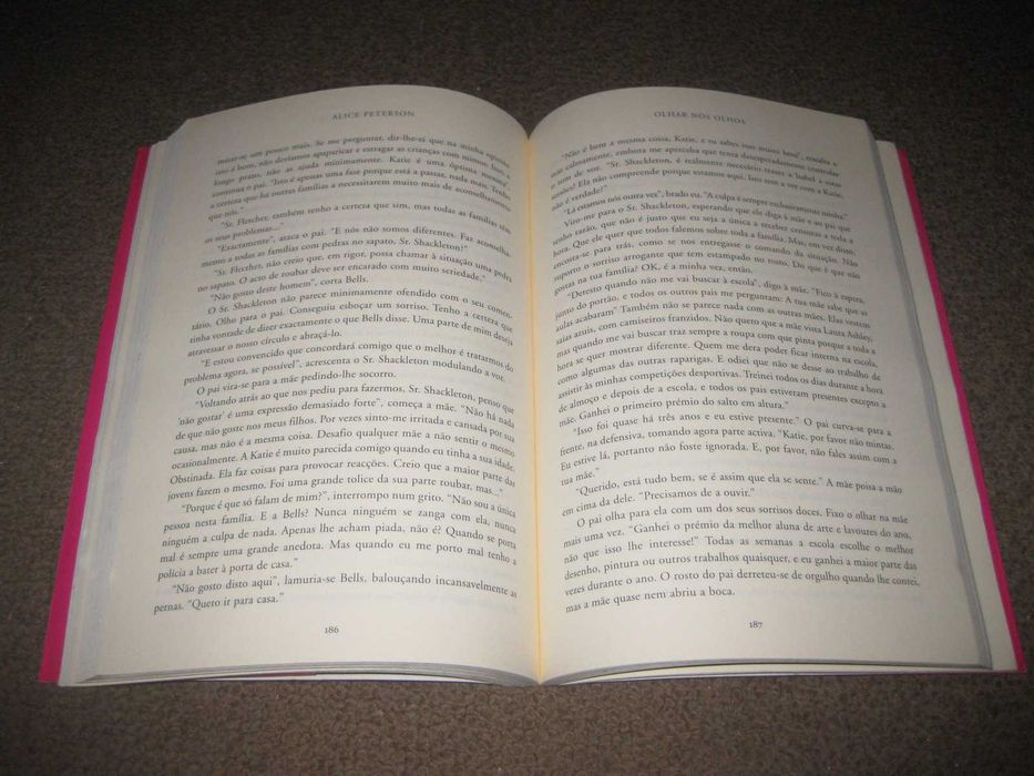 Livro "Olhar nos Olhos" de Alice Peterson