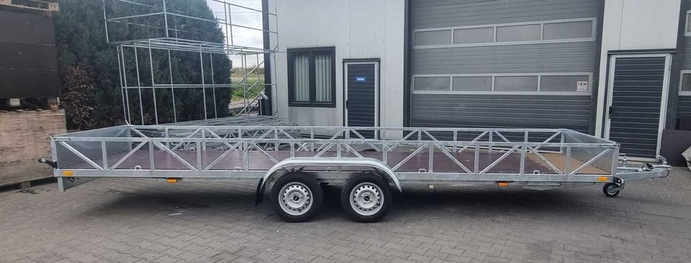 Przyczepka samochodowa dłużyca 610x130 750 kg Producent - TRANSPOR