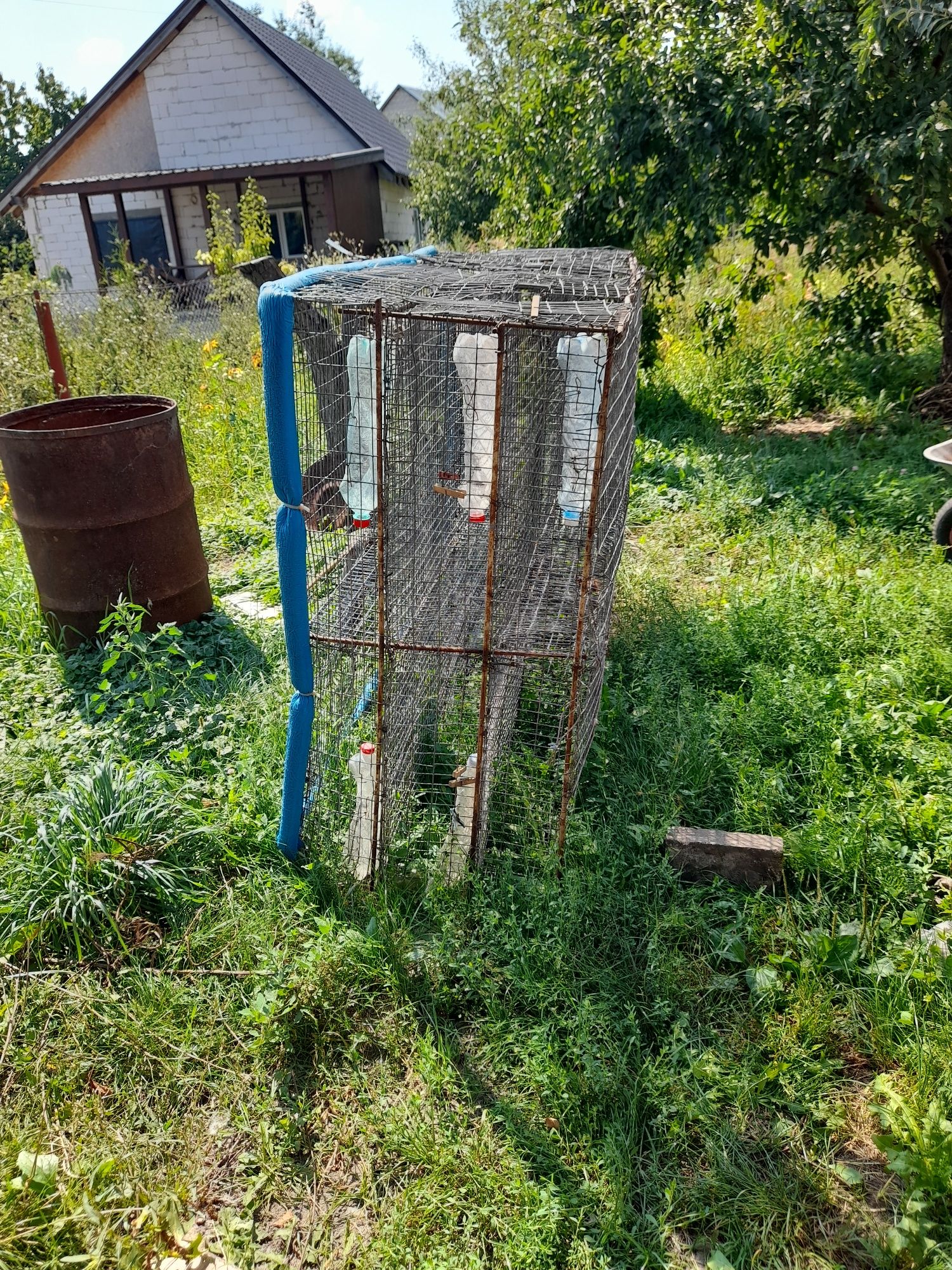 Продам причіп з кліткою дя перевезення курей.