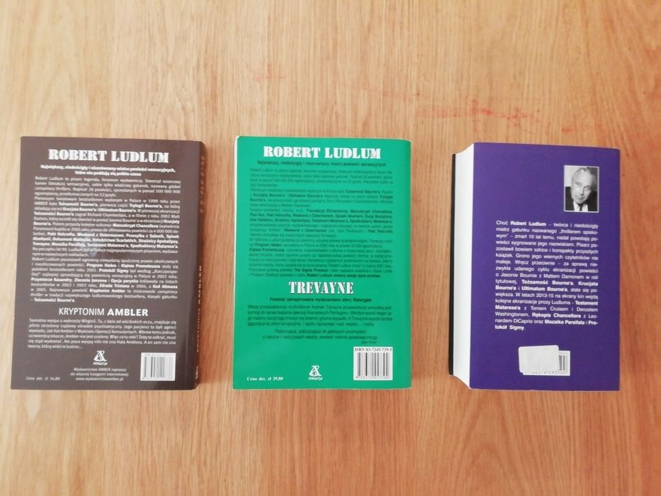Robert Ludlum, Kryptonim Ambler, Trevayne, Strażnicy apokalipsy