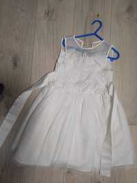 Sukienka biała rozmiar 116