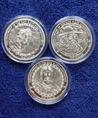 Серебряная монета 3 шт. Властелин колец