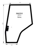 Szyba drzwi lewe Massey Ferguson 8210, 8220, 8230, 8240, 8250, ACX408