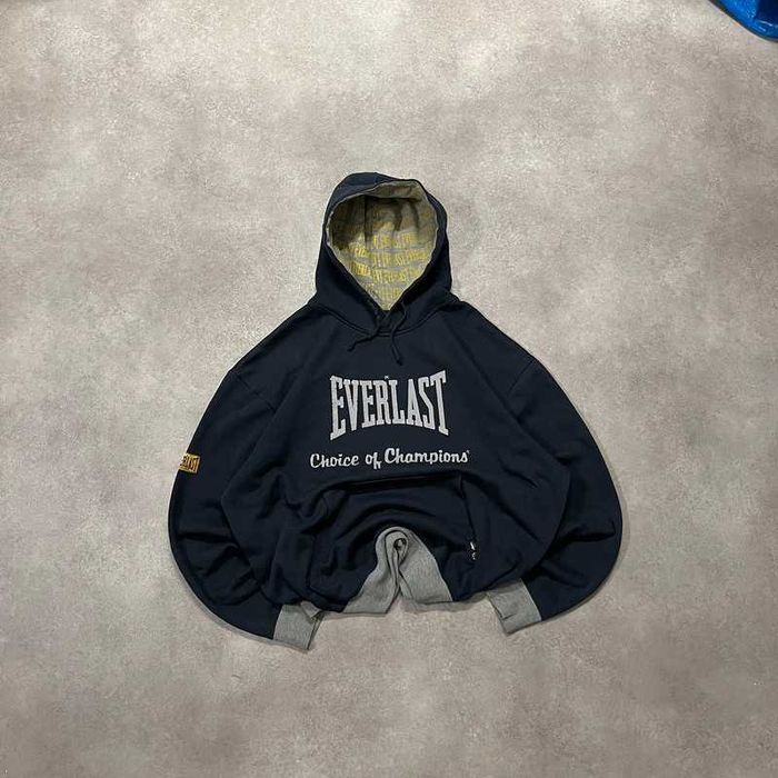 Vintage Bluza Everlast Boxing Spellout Hoodie Retro Y2K 90s