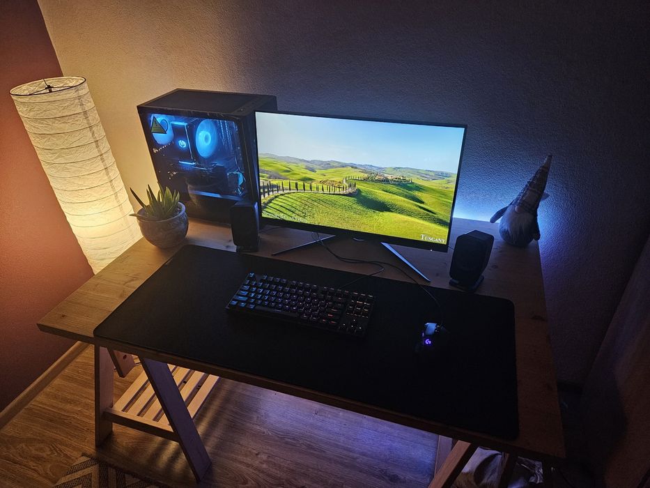 Gaming PC +monitor+mysz+klawiatura+podkladka
